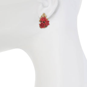 In Stock-Flower Cluster Earrings