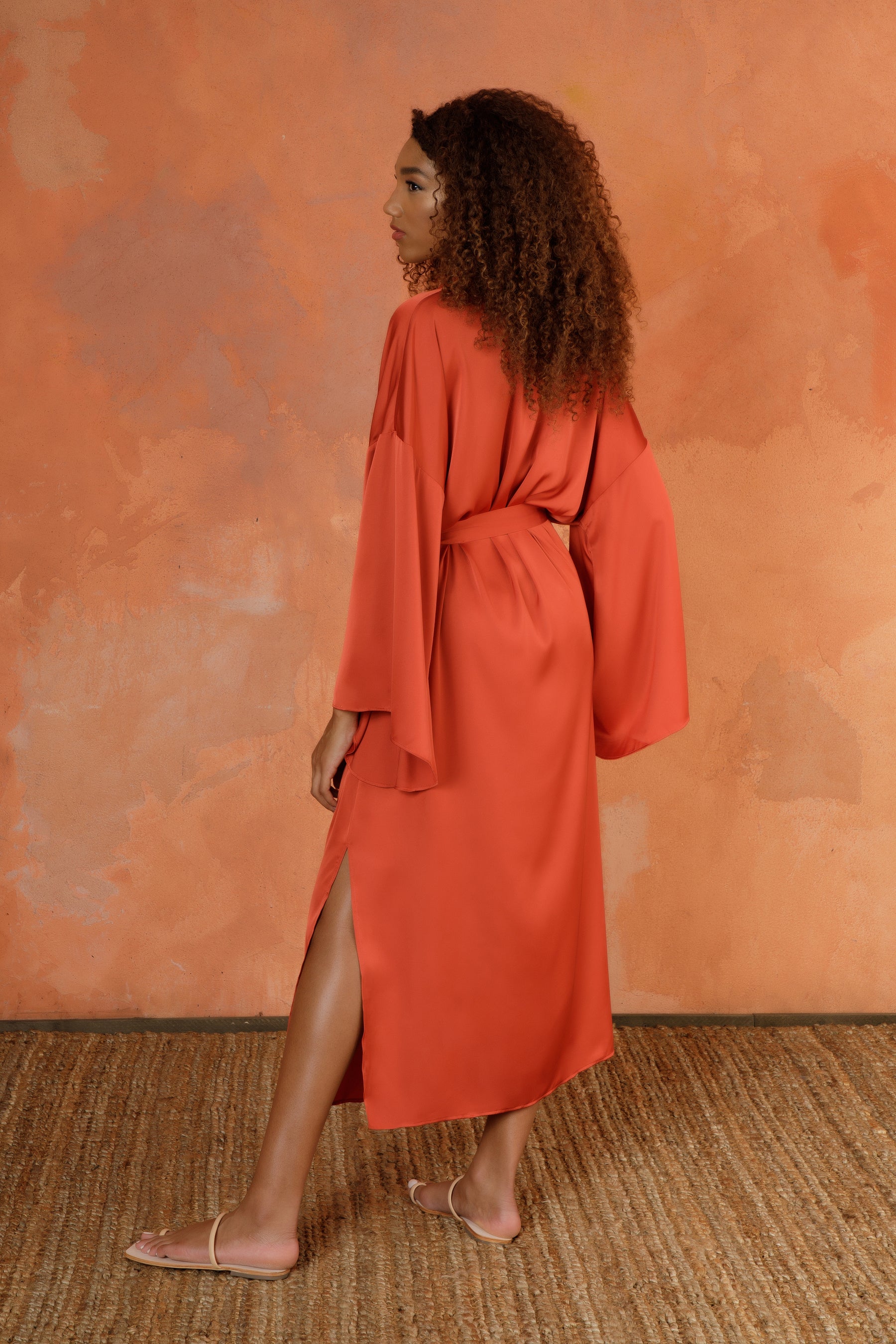 Terracota Robe Back View