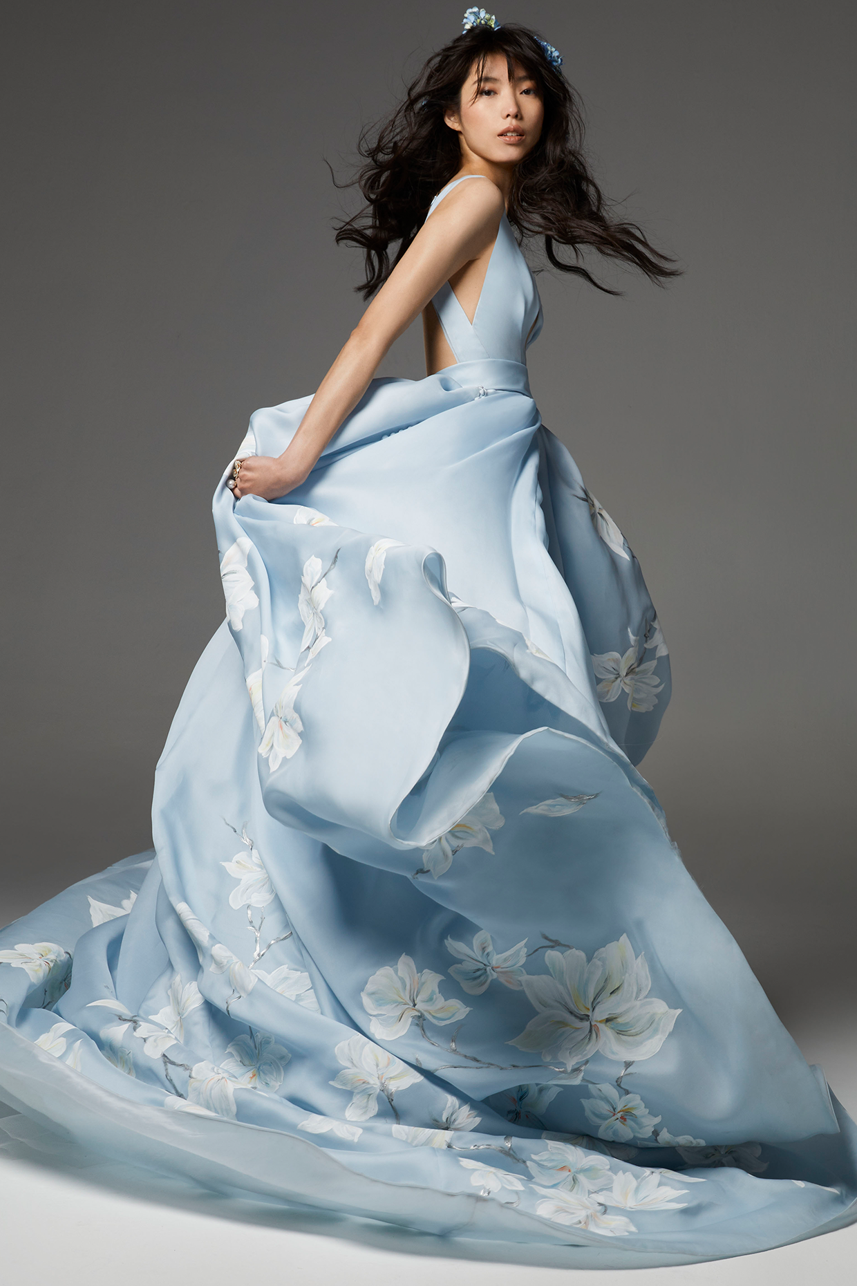 ines di santo blue dress Irene